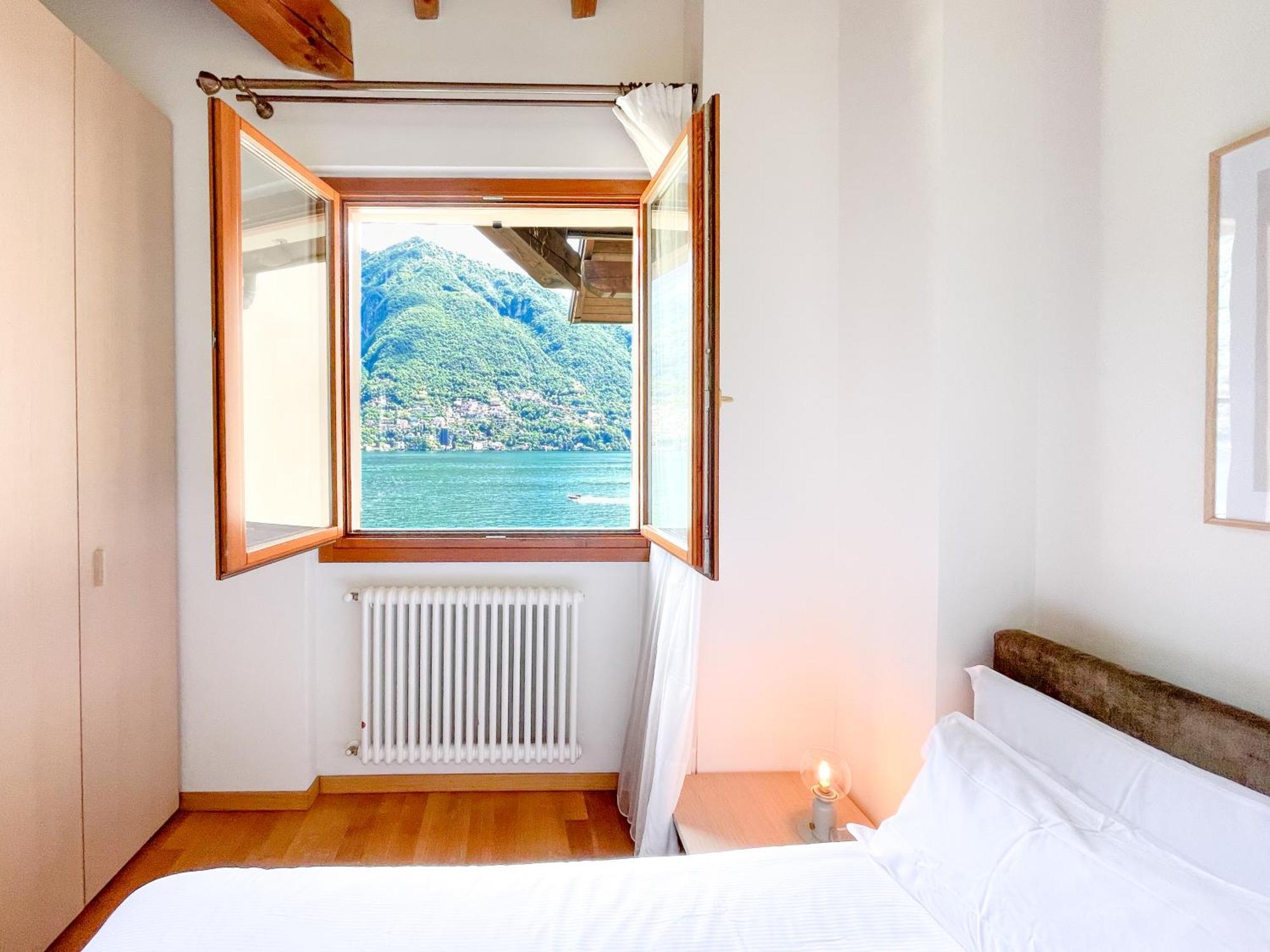 Villa Luminosa Laglio - Private Parking, Garden 外观 照片