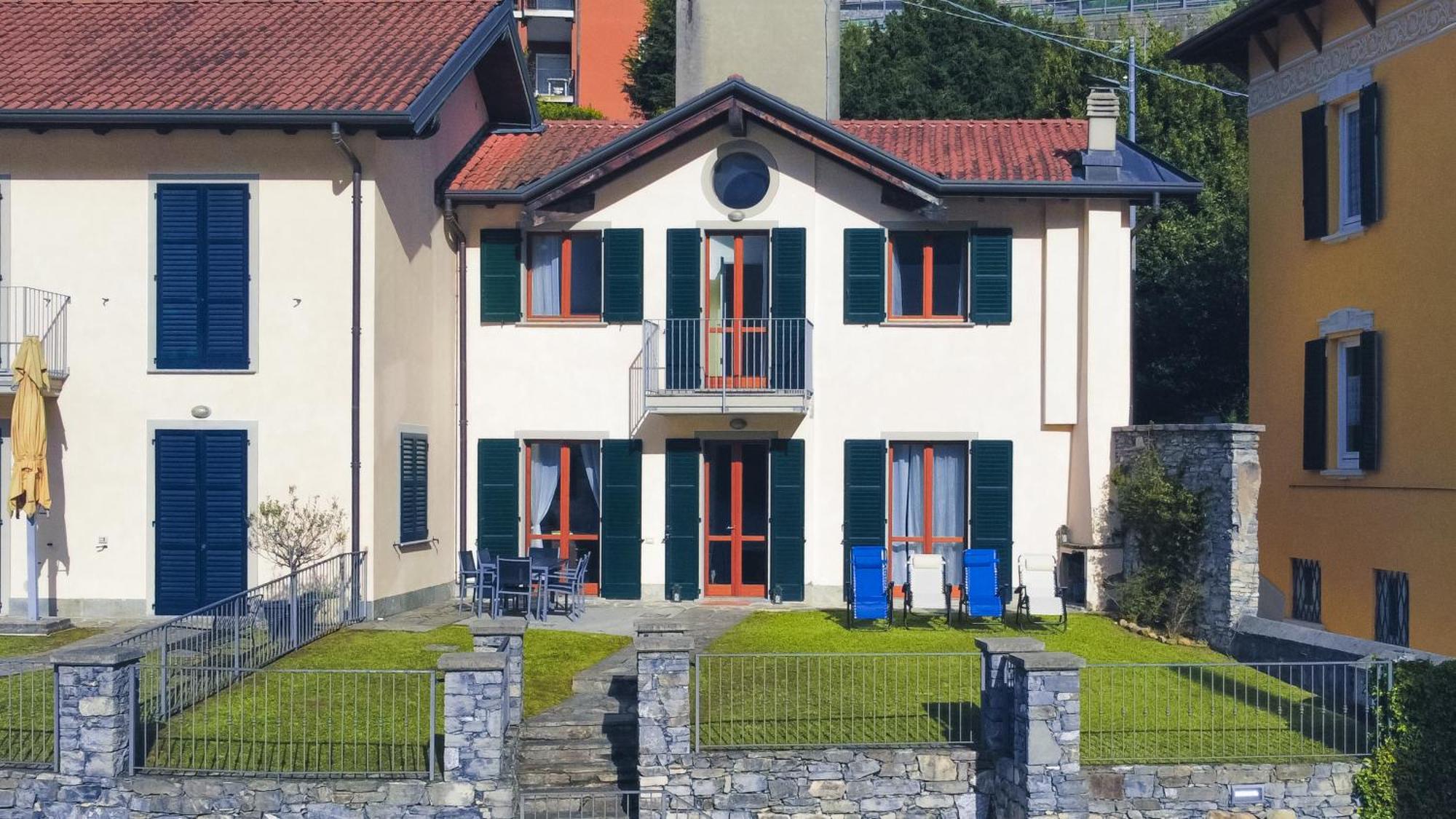 Villa Luminosa Laglio - Private Parking, Garden 外观 照片